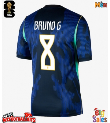 Brazil Bruno Guimaraes #8 Replica Away Stadium Shirt World Cup 2026 Short Sleeve